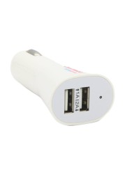 Oshtraco Dual USB Wall Charger + Dual USB Car Charger + Cable