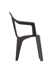 Cosmoplast Plastic Bamboo Armchair (63 x 58 x 81 cm)