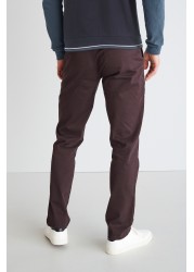 Stretch Chino Trousers Straight Fit