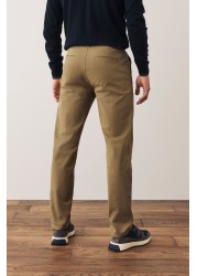 Stretch Chino Trousers Straight Fit