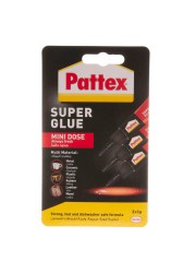 Pattex Super Glue Mini Dose Pack (1 g, 3 Pc.)