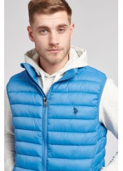 U.S. Polo Assn. Blue Thin Bellow Gilet