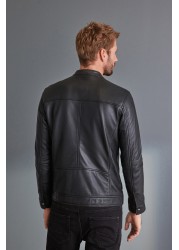 Signature Black Leather Jacket