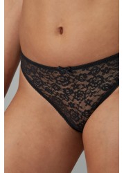 Lace Knickers 4 Pack High Leg