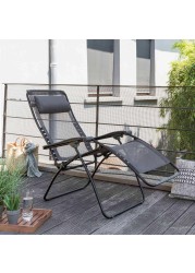 RSXA Steel Relaxing Armchair Lafuma Mobilier (88 x 68 x 115 cm, Titane & Graphite)