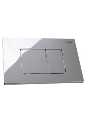 Bold Aqua Actuator Plate (25 x 17 x 0.5 cm, Chrome)