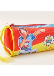 Ryan's World Printed Pencil Case with Zip Closure