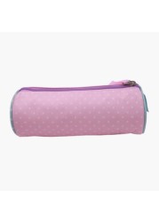 Pause Printed Pencil Case with Zip Closure