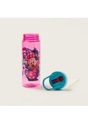 Disney Minnie Mouse Print Water Bottle - 650 ml