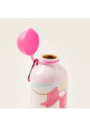 Hello Kitty Print Aluminium Water Bottle - 600 ml