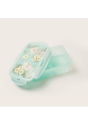 Juniors Tropical Print Lunch Box with Clip Lock Lid