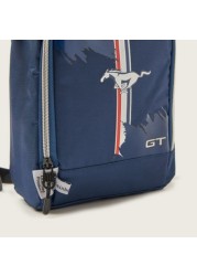 Mustang Printed Lunch Bag with Zip Closure