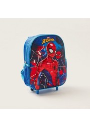 First Kid Spider-Man 3D Print 3-Piece 12-inch Trolley Backpack Set