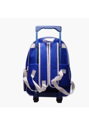 Sonic The HedgeHog Printed 5-Piece Trolley Backpack Set - 14 Inches