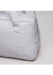 Cambrass Printed Diaper Bag with Zip Closure