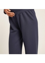 Love Mum Full Length Maternity Pants with Elasticated Waistband