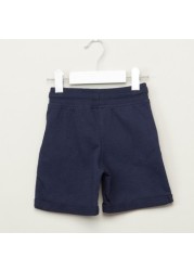 Juniors Solid Shorts with Pocket Detail and Elasticised Waistband