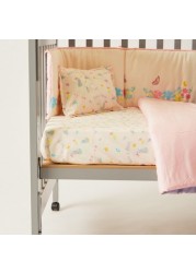 Fancy Fluff Unicorn Print 4-Piece Organic Bedding Set