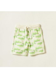 Juniors Printed Shorts with Drawstring Closure - Set of 2