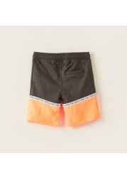 Juniors Printed Shorts with Drawstring and Pockets