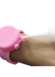 Onetech Wristband Dispenser W/Application Bottle | Pink - 1 Pc