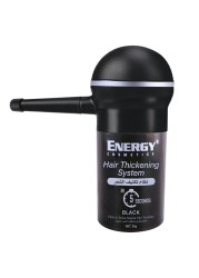 Energy Cosmetics Hair Thickening System With Electronic Applicator | Black