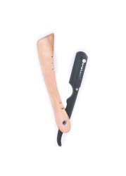 Onetech Razor With Wooden Handle| Black