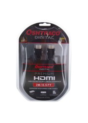 Oshtraco HDMI Male to HDMI Male Cable (2 m)