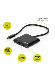 Port Designs Docking Mini Type C Hdmi + USB3 + USB-C Pd