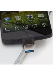 Kingston Digital 64Gb Data Traveler Micro Duo USB 3.0 Micro USB Otg (Dtduo3/64Gb) - Black