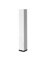 Hettich Furniture Leg (2.5 x 2.5 x 80 cm, White)