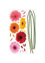 Roommates Gerber Daisies Wall Decal (279 x 18 cm)