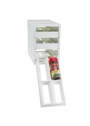 YouCopia Ministack Bottle Organizer (27.7 x 14.7 x 22.2 cm, White)