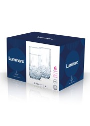 Luminarc Brighton Highball Drinking Glass Set (310 ml, 6 Pc.)