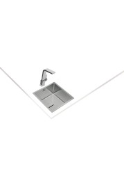 Teka Flexlinea Stainless Steel 3-in-1 Installation Sink (44 x 20 x 44 cm)