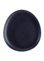 Shallow Dessert Plate, CHP-367-BLU (21 x 17 x 7 cm)