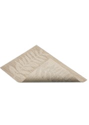 KitchenCraft Woven Leaf Placemat (30 x 45 cm, Beige)