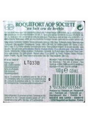Roquefort Societe Soft Blue Veined Cheese 100g