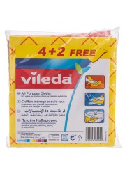 Vileda All Purpose Cloth (40 cm, 6 Pieces)