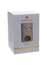 Aura Myst Ceramic Lamp Burner, AM2-103 (10.5 x 10.5 x 15.5 cm)