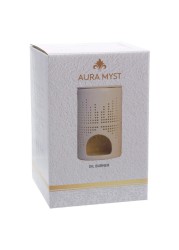 Aura Myst Ceramic Lamp Burner, AM2-104 (10.5 x 10.5 x 15.5 cm)