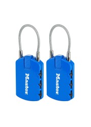 Master Lock Zinc Combination Padlock (6.5 x 3 x 1.1 cm, Assorted Color)