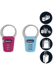 Master Lock Zinc Snap Hook Carabiner (7.1 x 8.4 x 1.2 cm, Assorted Color)