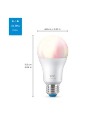 WiZ Colors Wi-Fi E 27 LED Light, A60 (8.8 W, Tunable White)