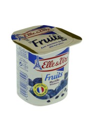 Elle &amp; Vire Blueberry Fruit Yoghurt 125g