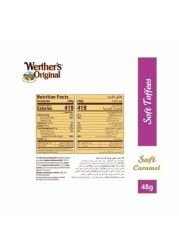 Werther&#39;s Original Soft Cream Caramel Toffees 48g