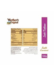 Werther&#39;s Original Soft Cream Caramel Toffees 100g