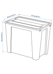 SAMLA صندوق بغطاء