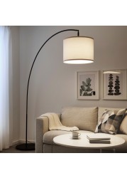 SKAFTET Floor lamp base, arched