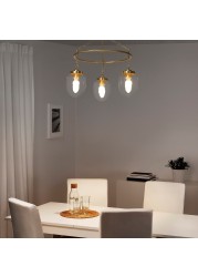 ÅTERSKEN Pendant lamp with 3 lamps